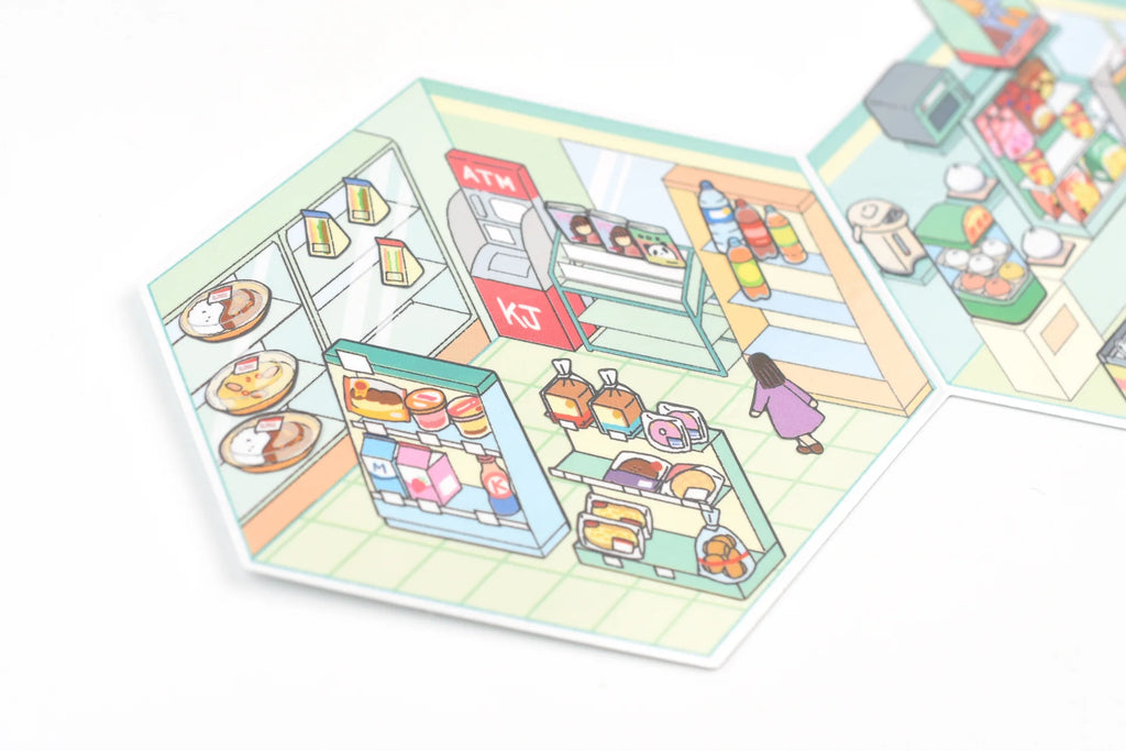 Small World - Convenience Store Sticker Scene