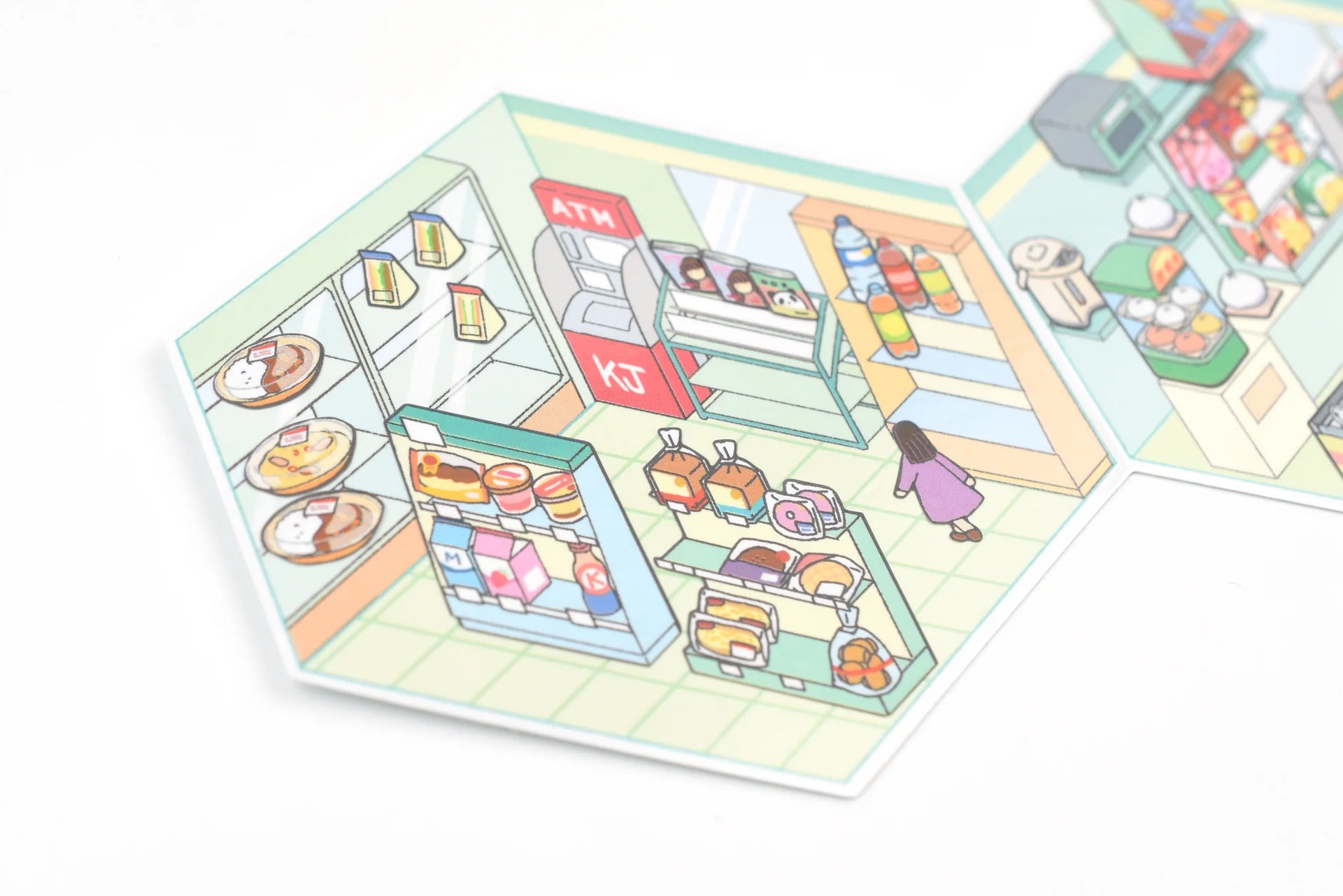Small World - Convenience Store Sticker Scene