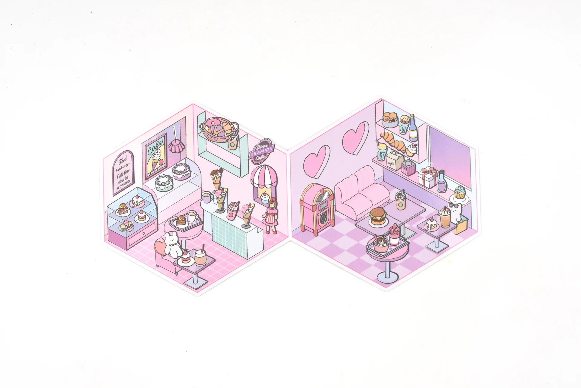 Small World - Strawberry Cafe Sticker Scene