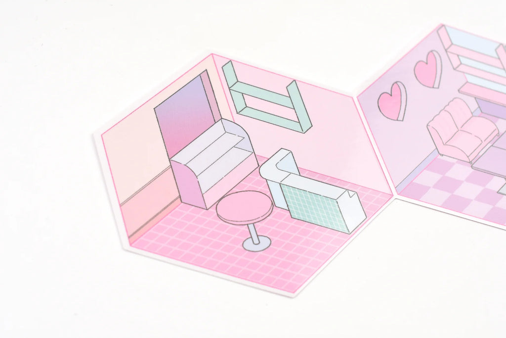 Small World - Strawberry Cafe Sticker Scene