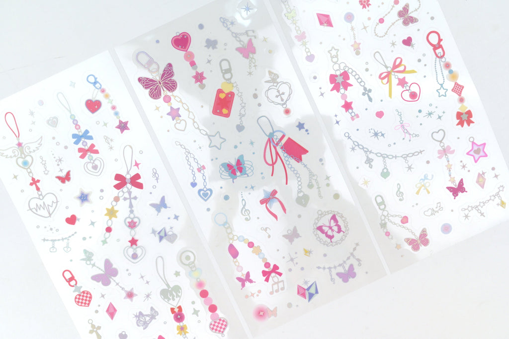 Sparkling Charm - IRIDE Clear Sticker Sheet
