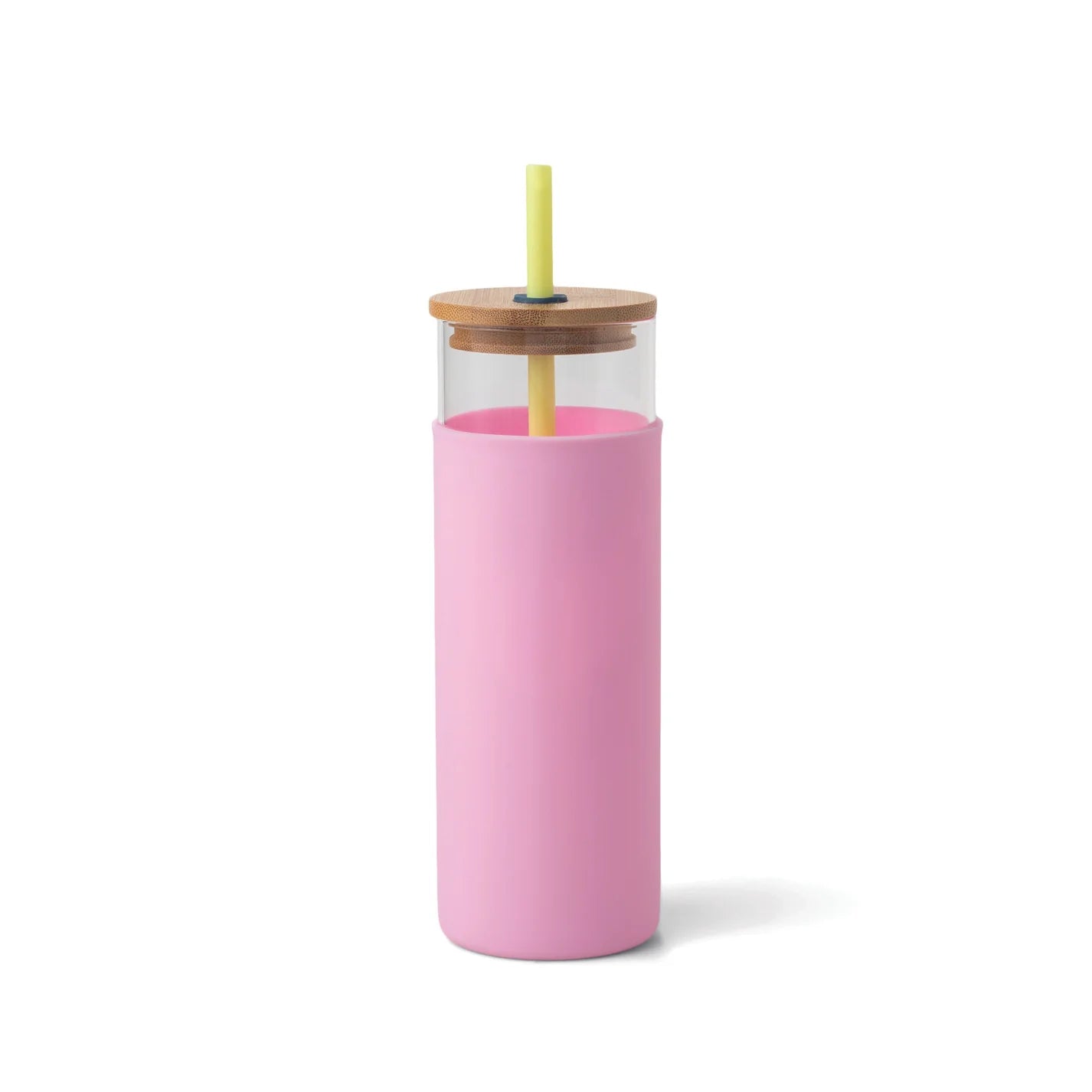 Citron & Pink Tumbler With Straw