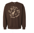 Brown Western New York Crewneck Sweatshirt