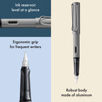 LAMY AL-star Fountain Pen in Graphite with Fine Nib