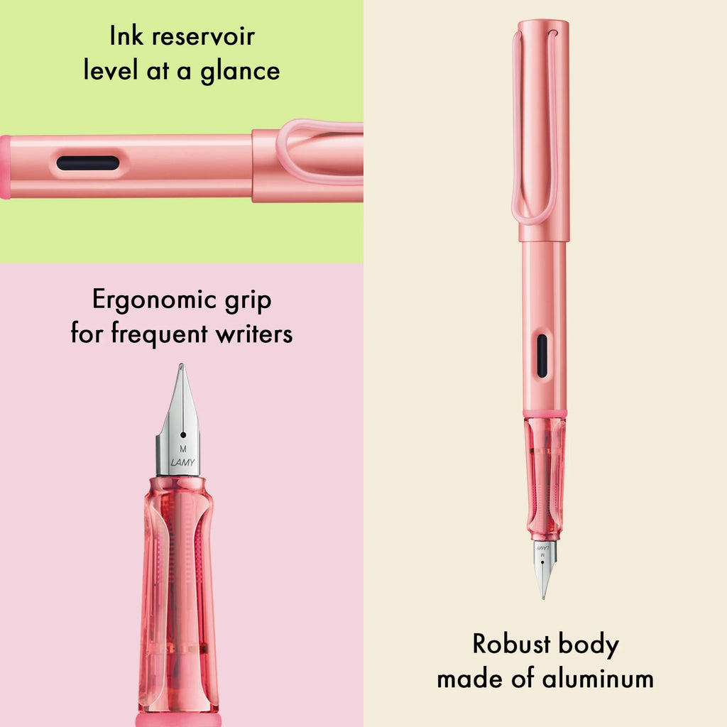 LAMY AL-star Fountain Pen in Flamingo with Fine Nib