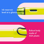 LAMY Safari Fountain Pen in Neon Yellow with Fine Nib