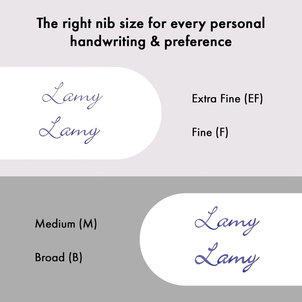 LAMY LX Fountain Pen - Premium Anodized Aluminum in Palladium with Fine Nib