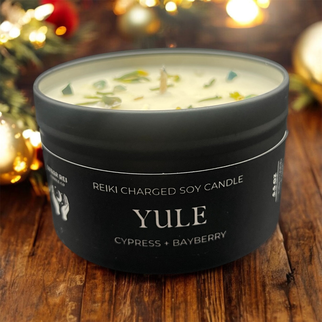 Yule Tin Candle