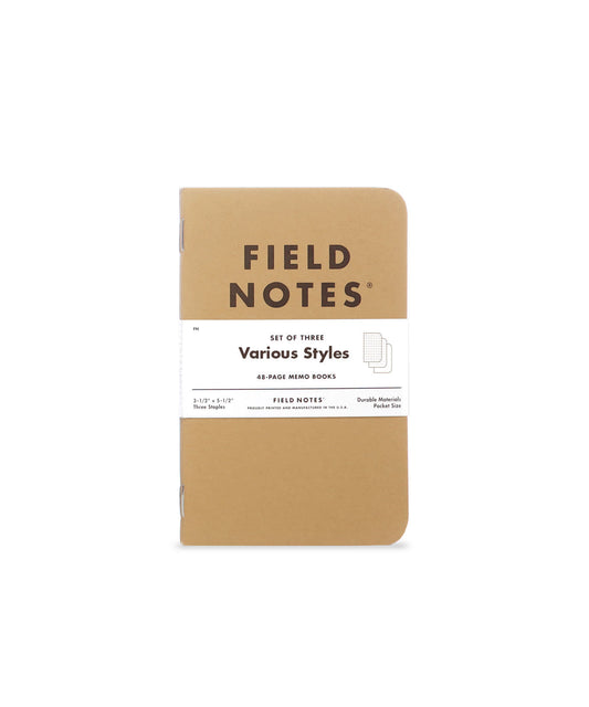 Field Notes- Original Kraft- Mixed