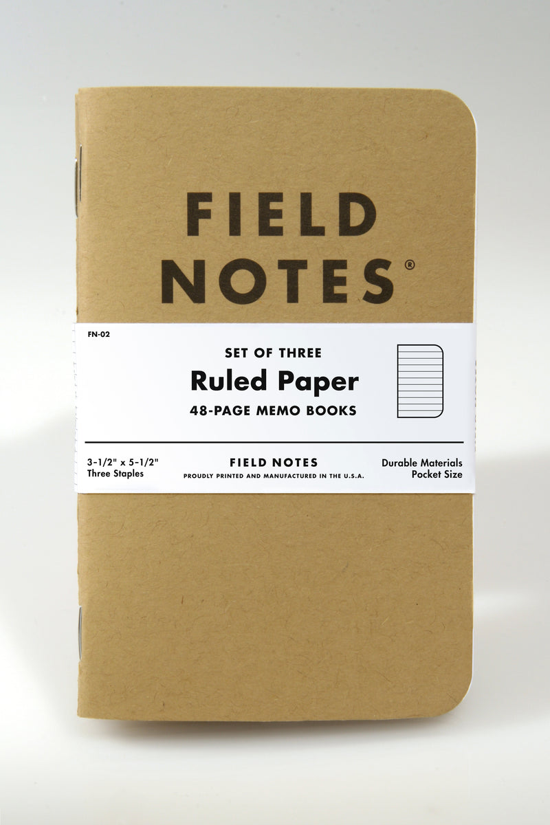 Field Notes- Original Kraft- Ruled