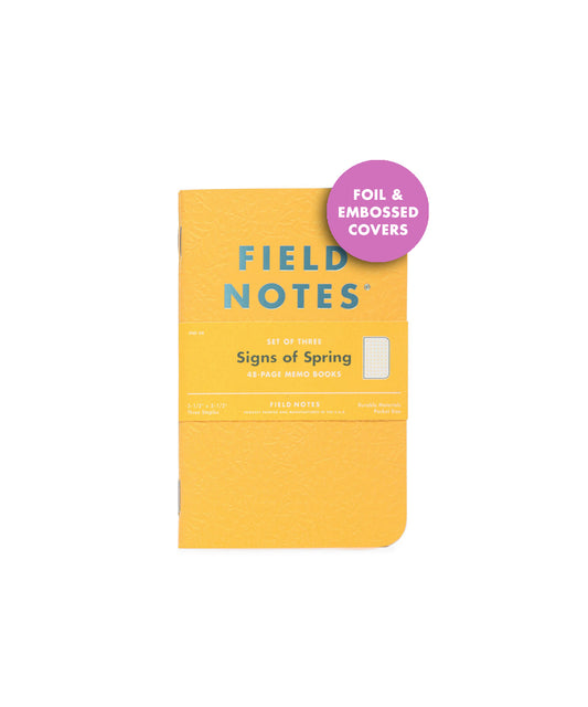 Field Notes- Spring Edition