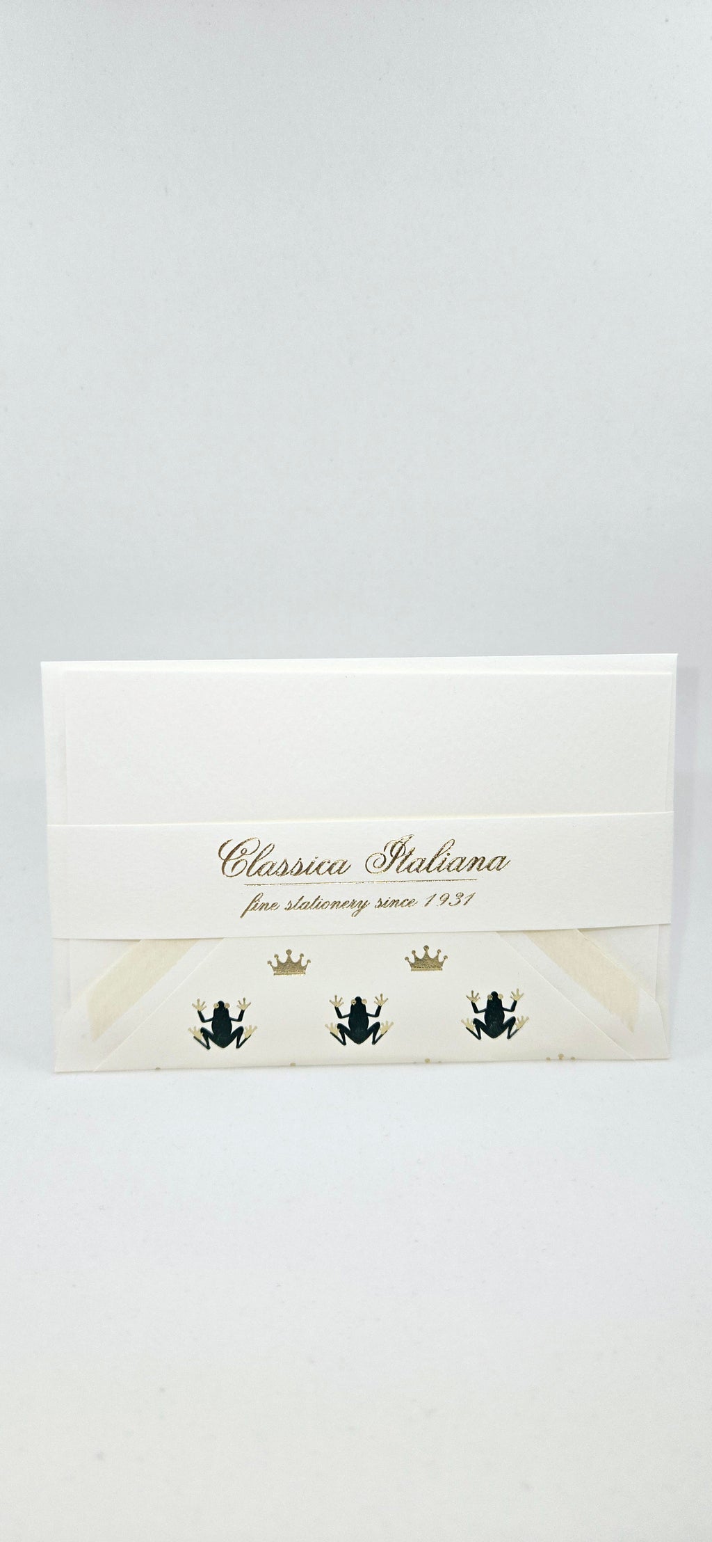 Classica Italiana Note Cards- Frog Prince
