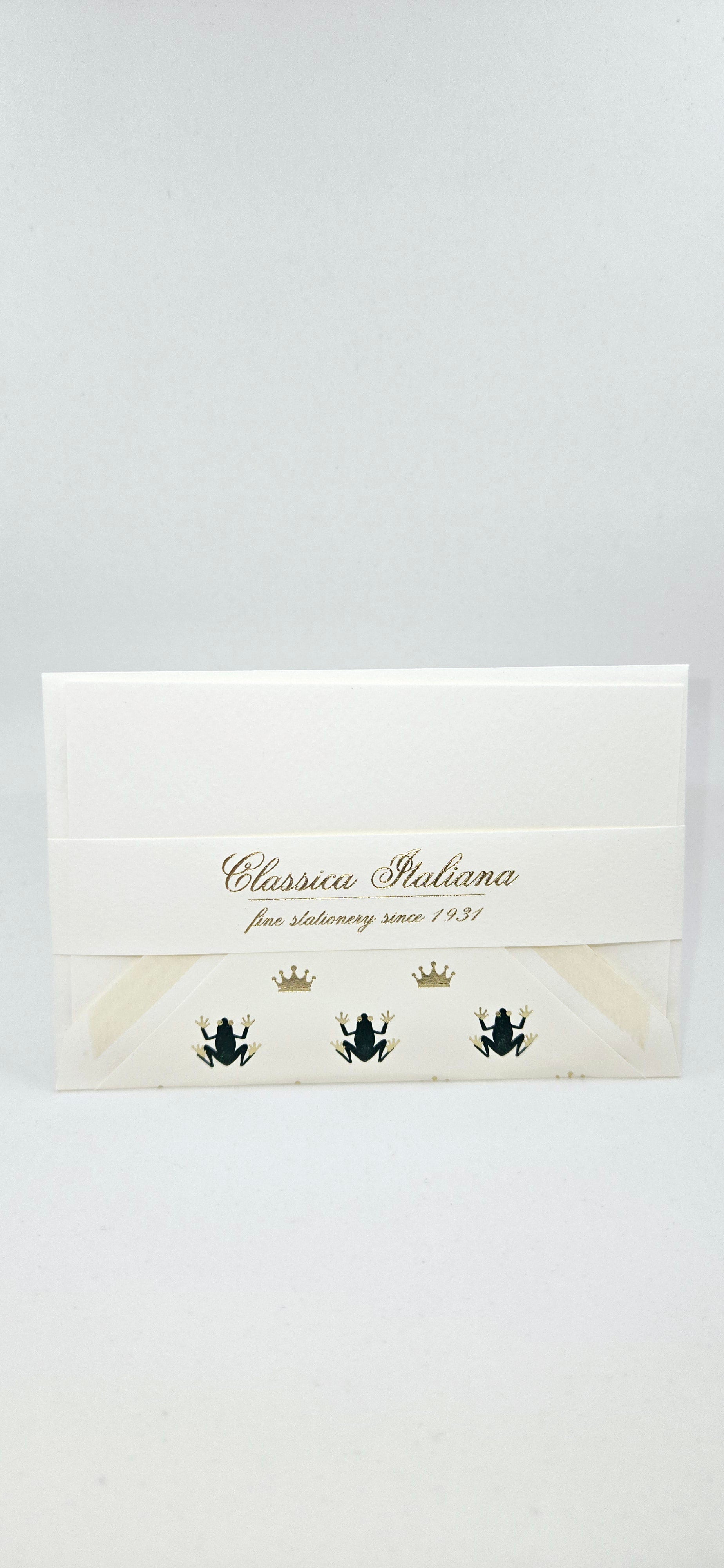 Classica Italiana Note Cards- Frog Prince