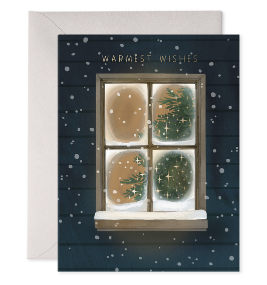 Frosty Window Holiday Card