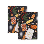 Holiday Baking Tea Towels- Pack of 2