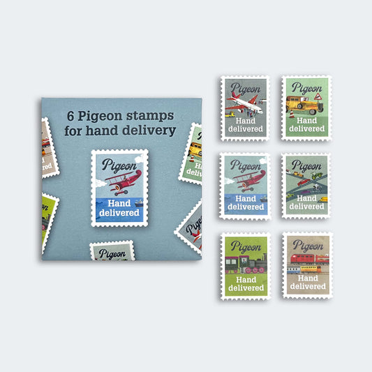 Hop on Board Hand-Delivery Stamps