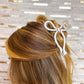 Silhouetted Bow Claw Clip