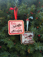 716 Buffalo Housetops Wood Ornament