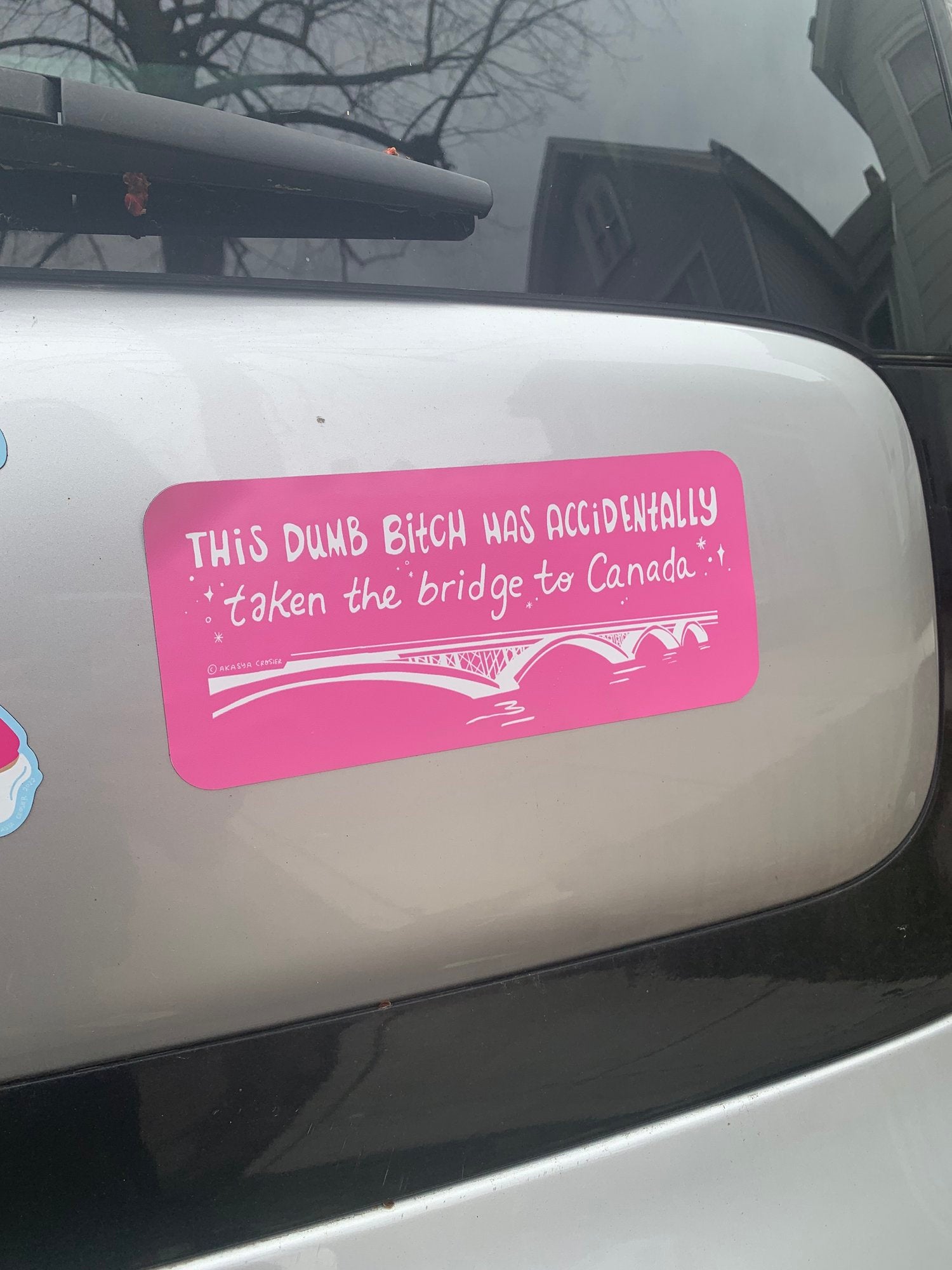 This Dumb Bitch Bumper Magnet