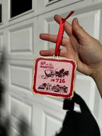 716 Buffalo Housetops Wood Ornament