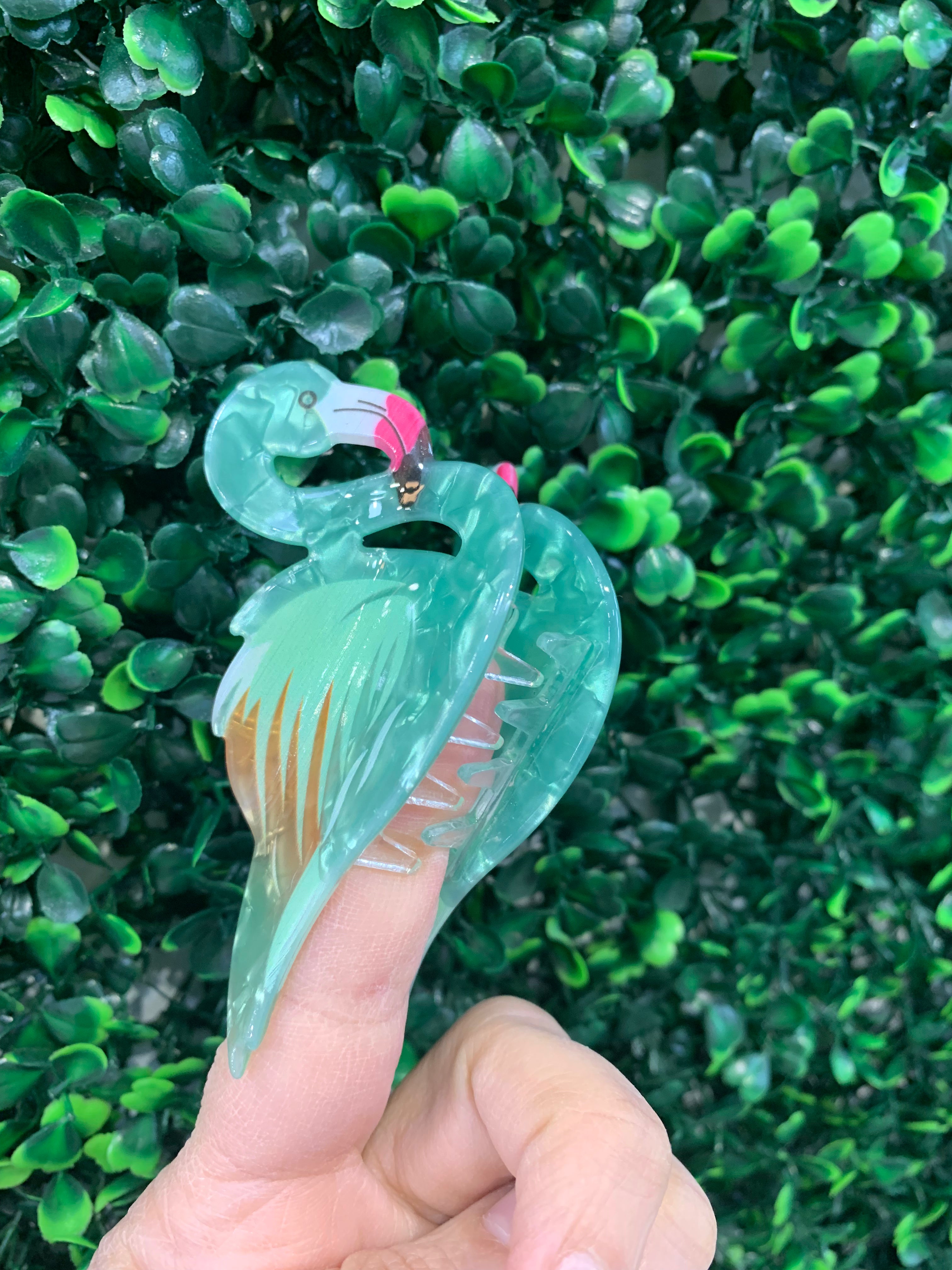 Flamingo Hair Claw