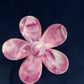 Large Marbled Flower Hair Claw 3"