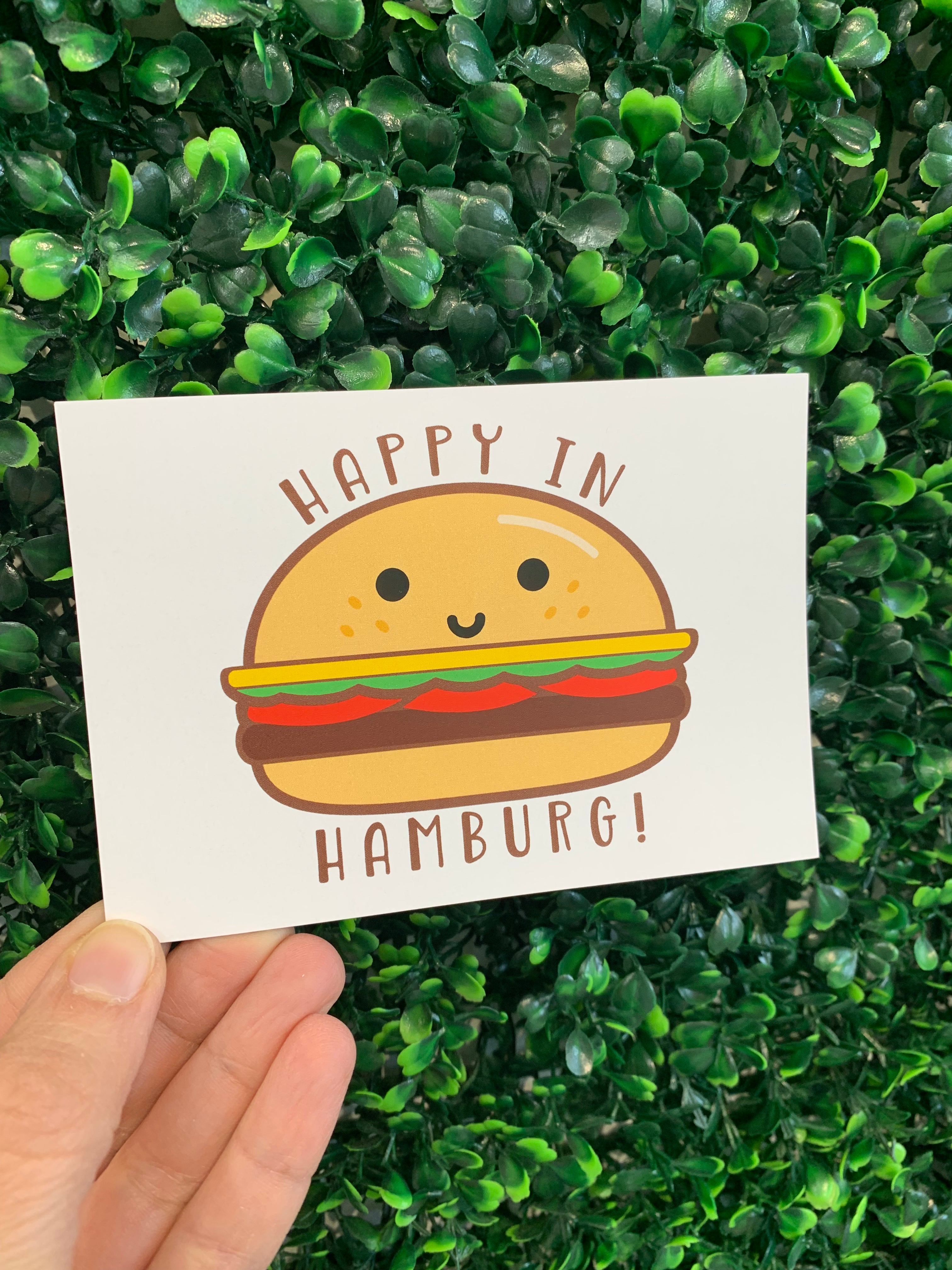 Happy in Hamburg Magnet (3 1/2"x5")