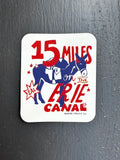 15 Miles on the Erie Canal Sticker