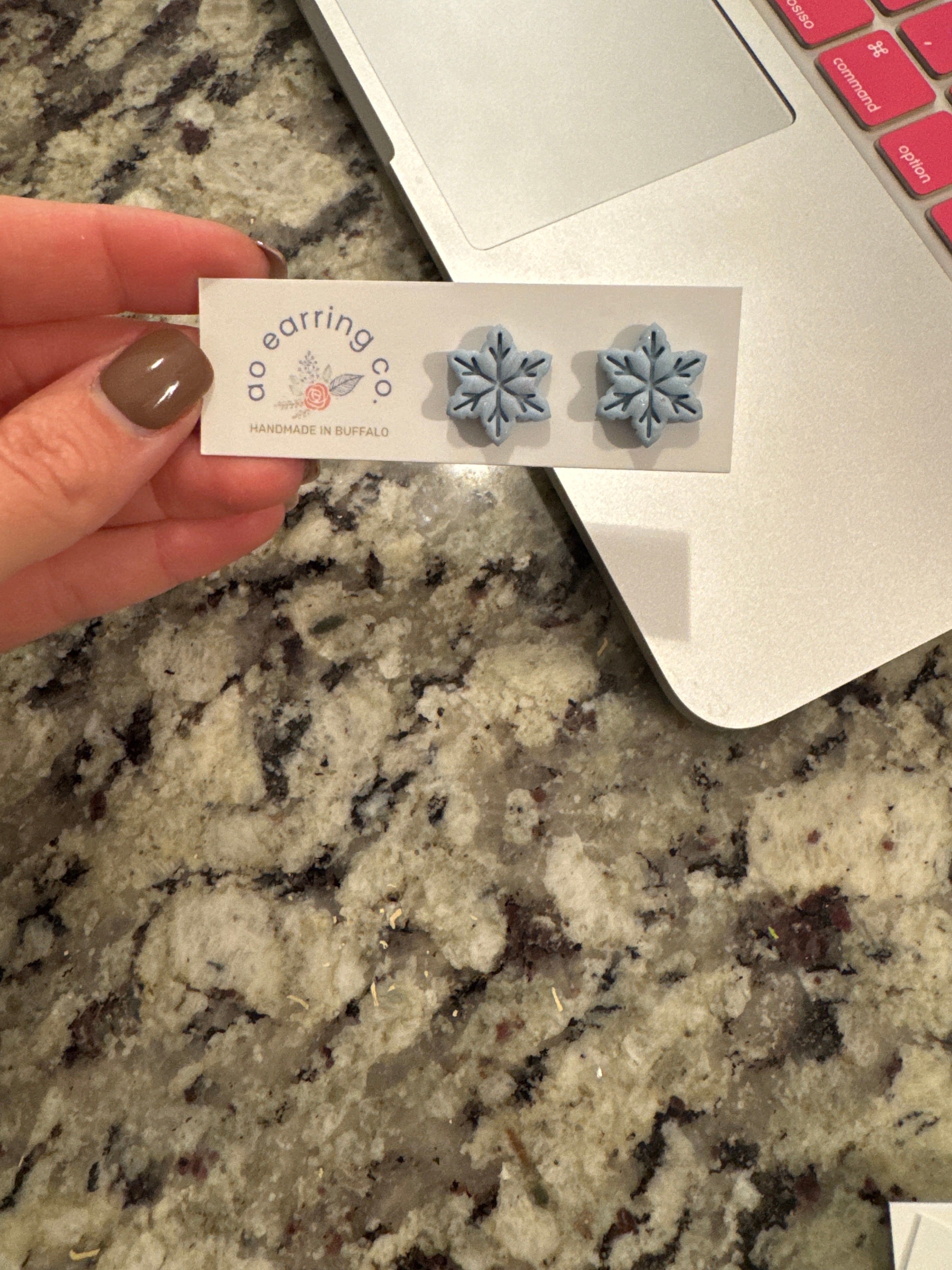 Snowflake Studs