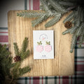 Pink Snowflake Dangles