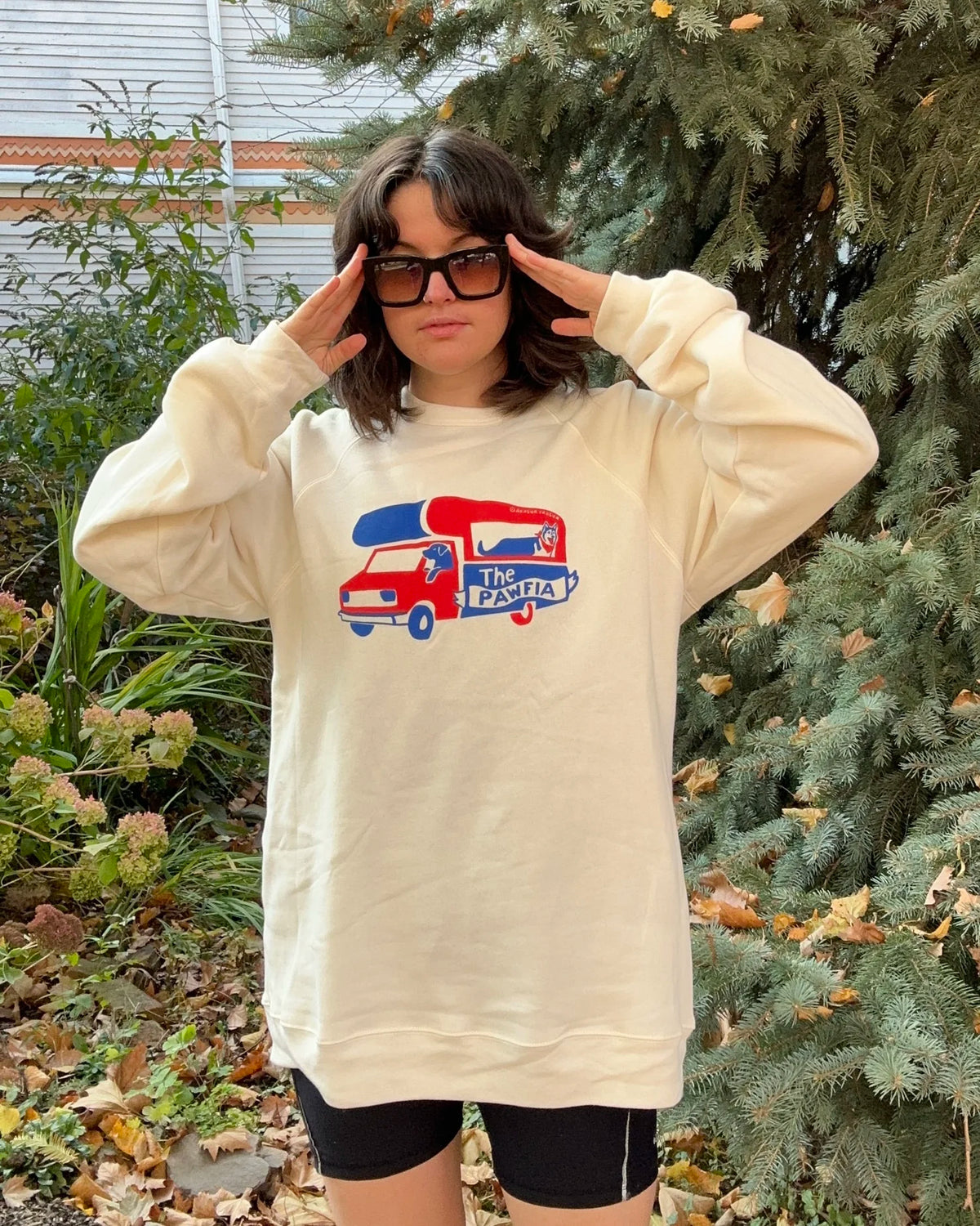 The Pawfia Crewnecks Sweatshirt - Royal Blue