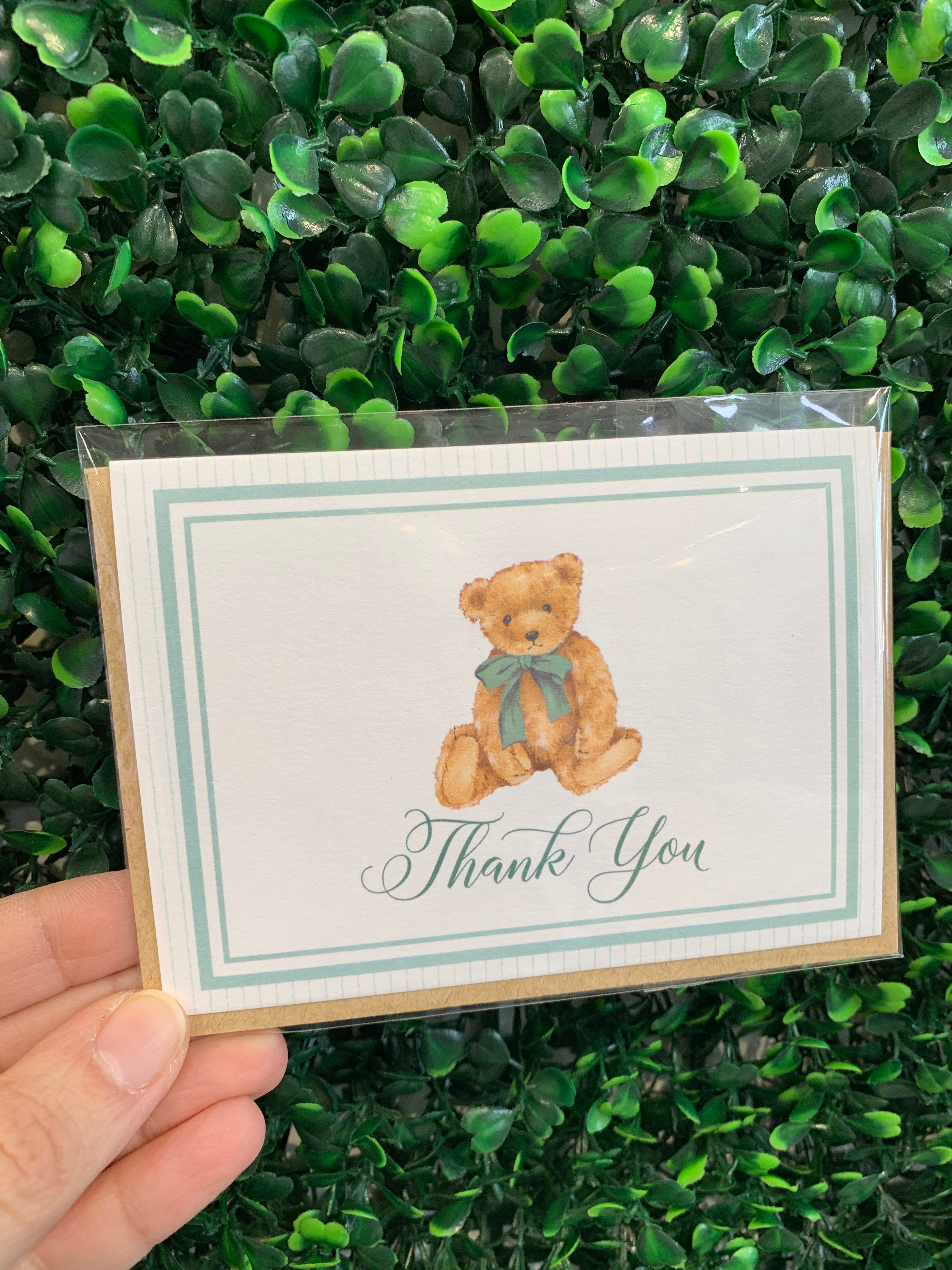 Teddy Bear Thank You Card