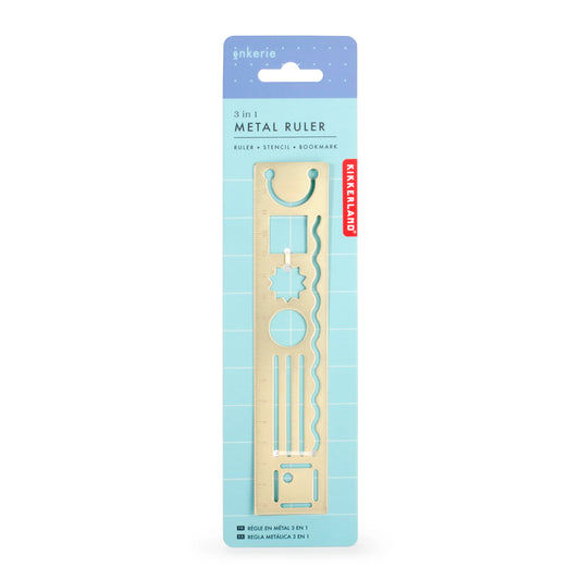 3-in-1 Metal Bookmark
