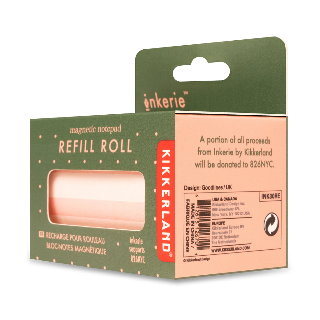 Refill Roll for Magnetic Note Roller