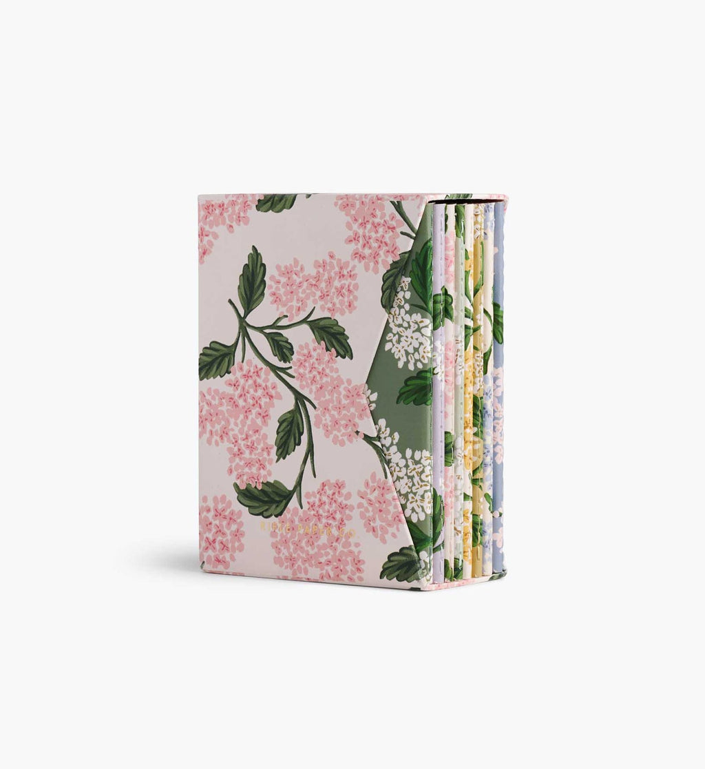 Hydrangea Pocket Notebook Boxed Set