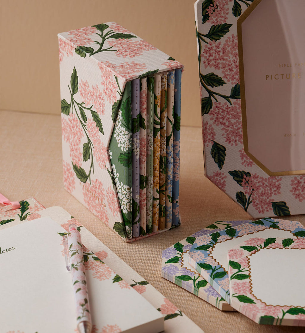 Hydrangea Pocket Notebook Boxed Set