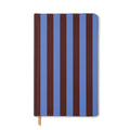 Purple & Nutmeg Stripe Soft Touch Journal
