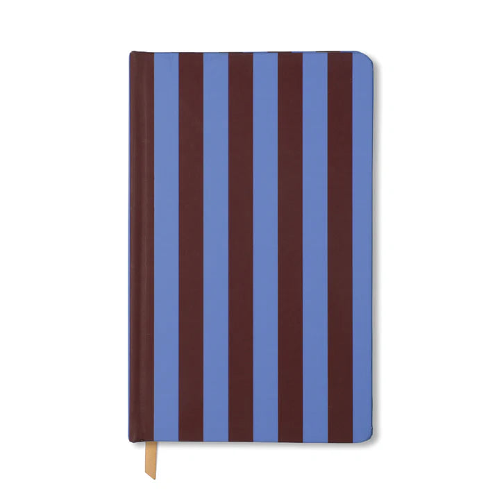 Purple & Nutmeg Stripe Soft Touch Journal