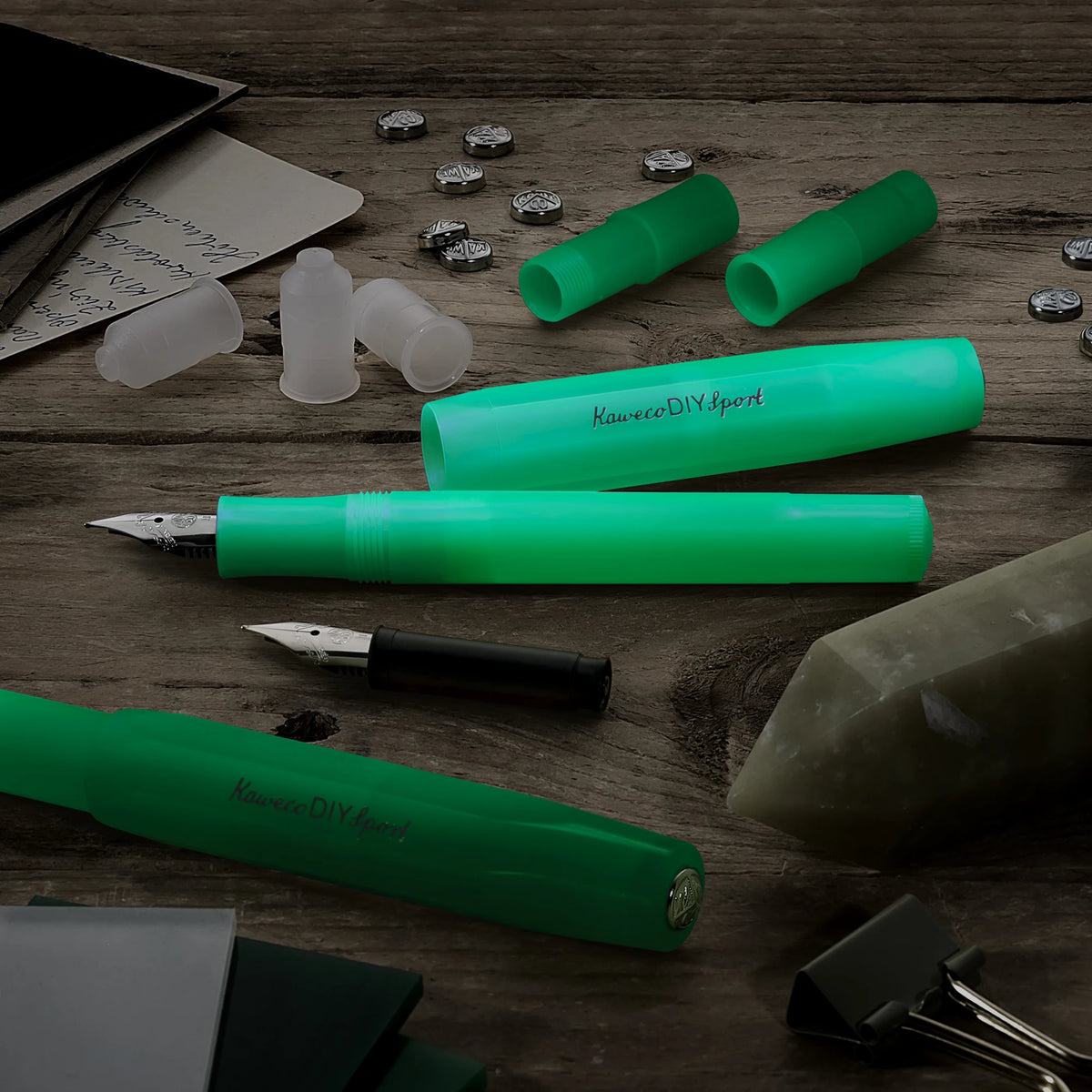 Kaweco DIY Fountain Pen: Sport Glow in the Dark (preorder)
