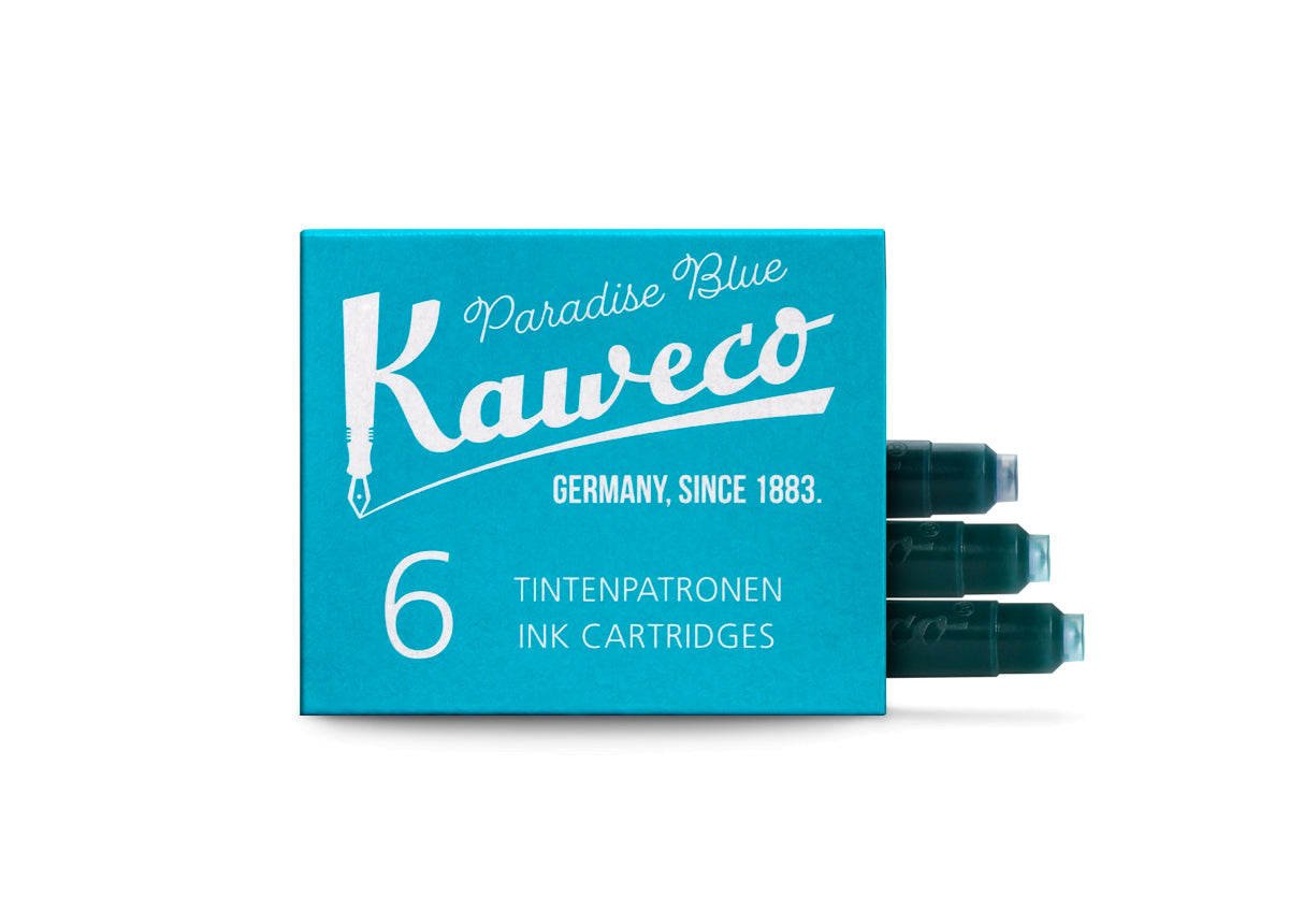 Kaweco Ink Cartridges in Paradise Blue