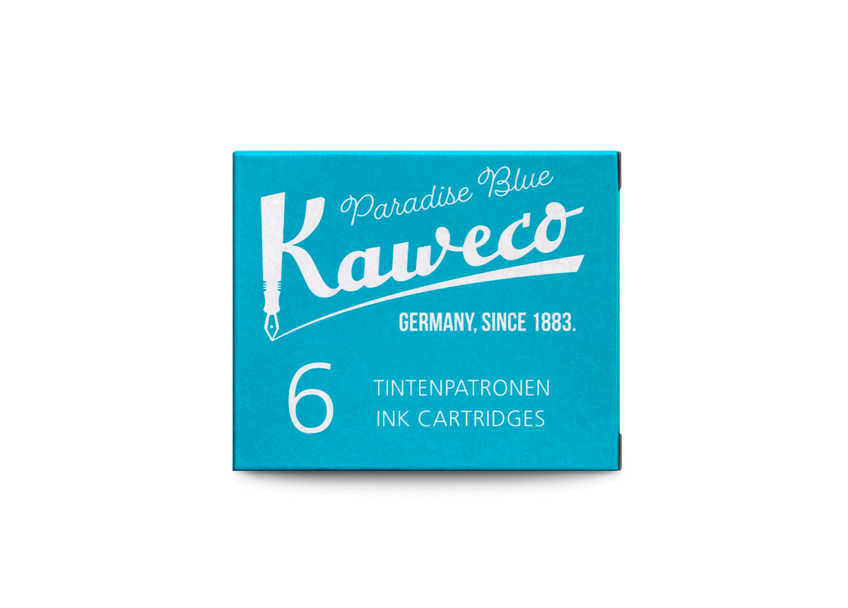 Kaweco Ink Cartridges in Paradise Blue