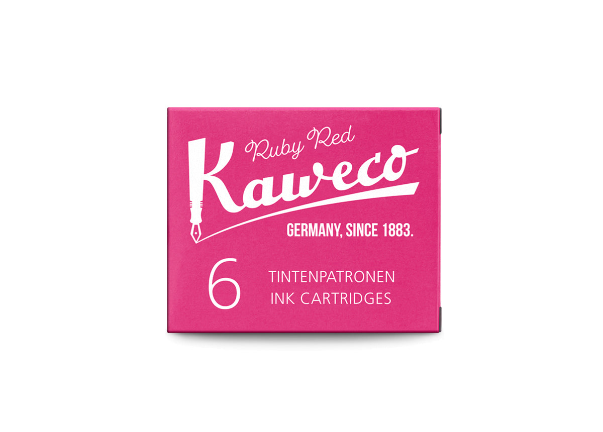 Kaweco Ink Cartridges in Ruby Red