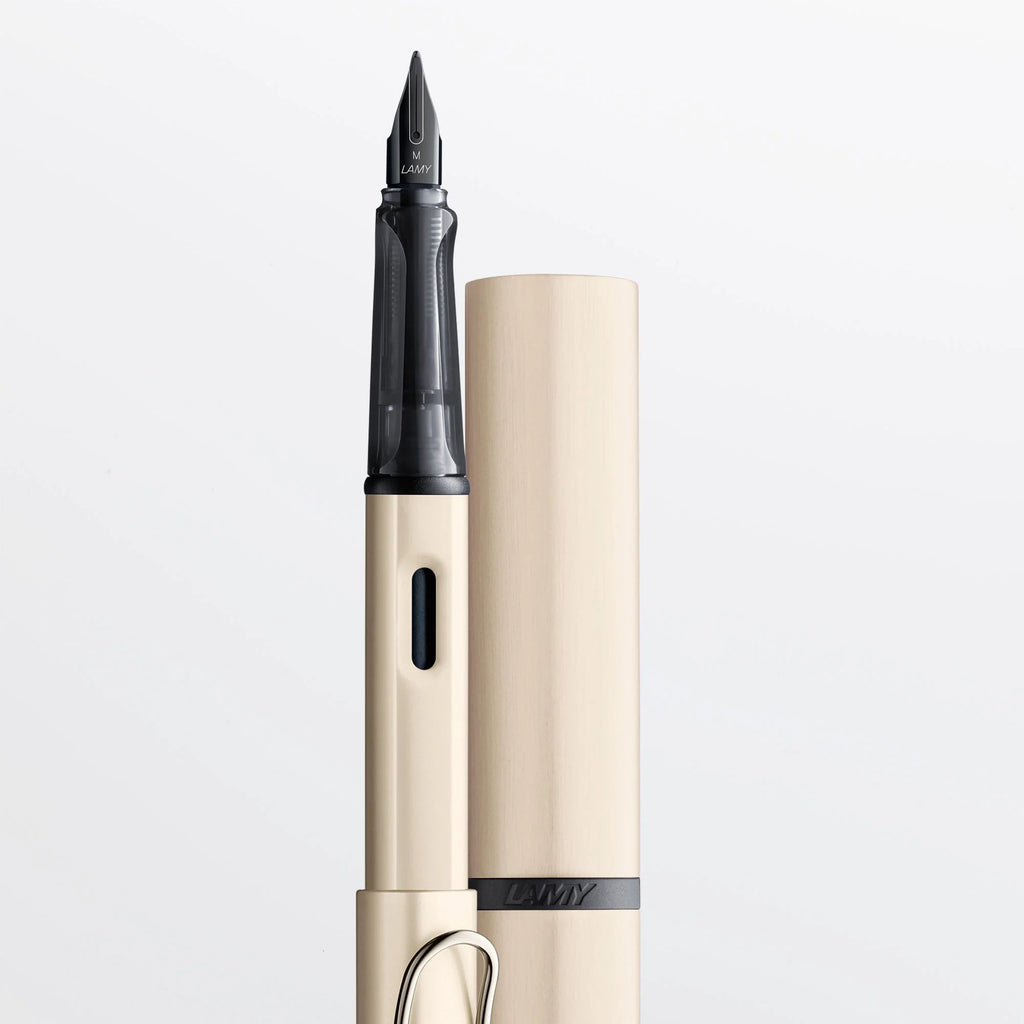 LAMY LX Fountain Pen - Premium Anodized Aluminum in Palladium with Fine Nib
