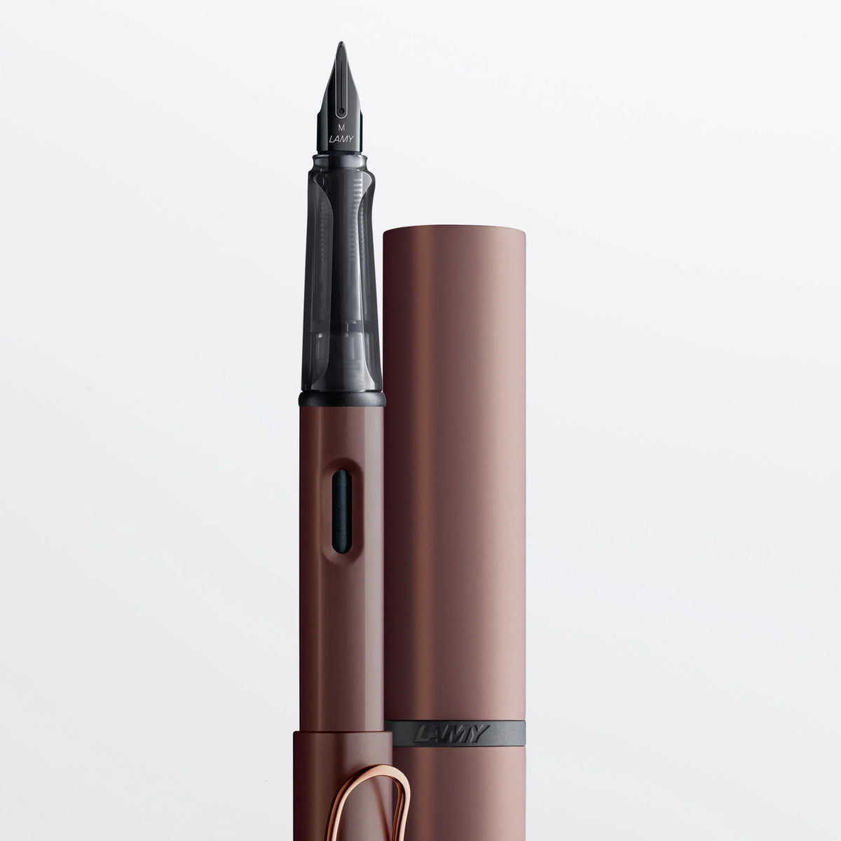 LAMY LX Fountain Pen - Premium Anodized Aluminum - Marron, Fine Nib