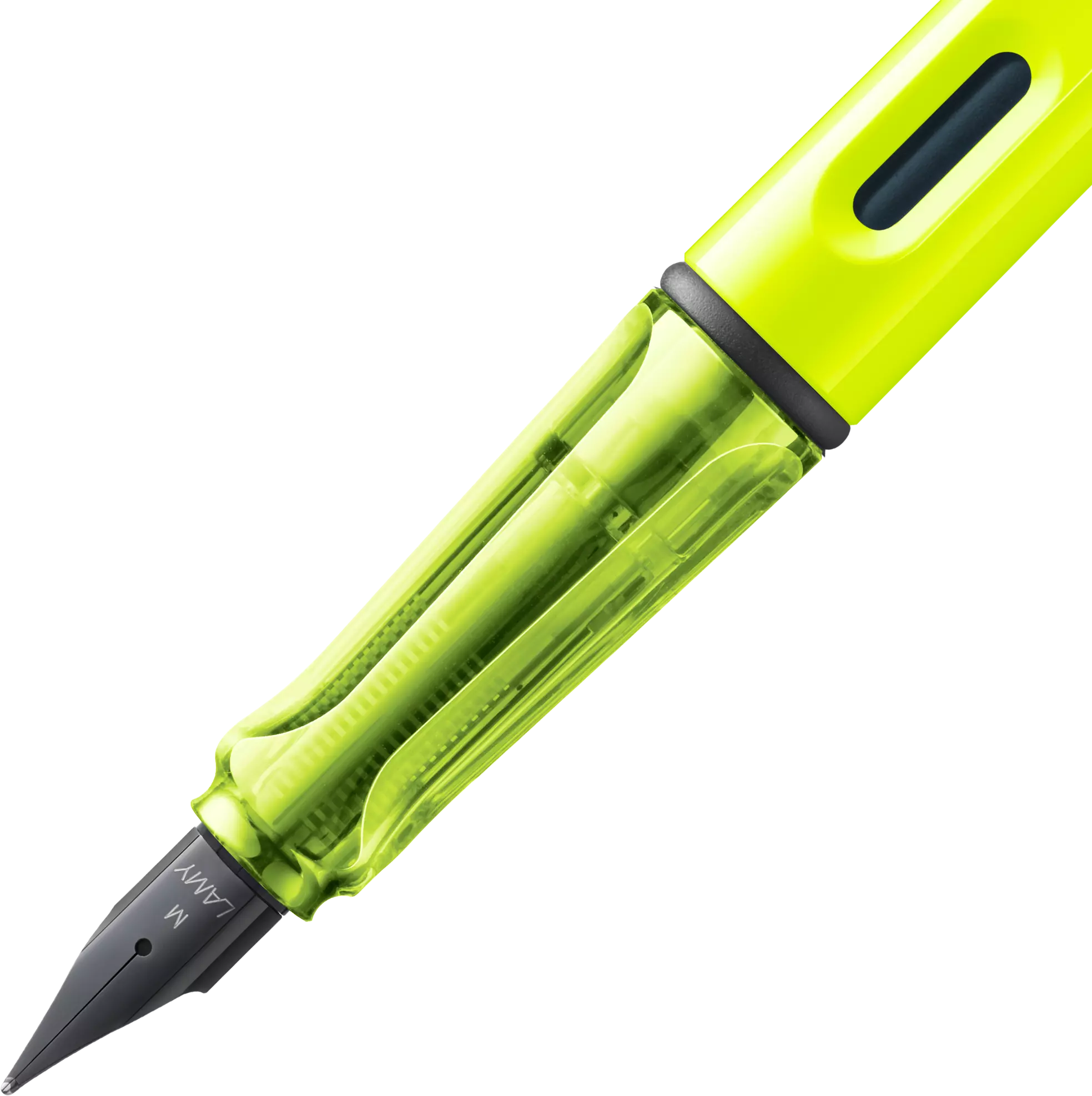 LAMY Safari Fountain Pen in Neon Yellow with Fine Nib