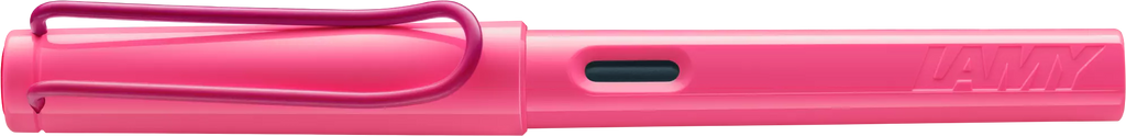 LAMY Safari Fountain Pen in Neon Pink with Fine Nib