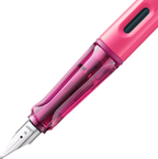 LAMY Safari Fountain Pen in Neon Pink with Fine Nib