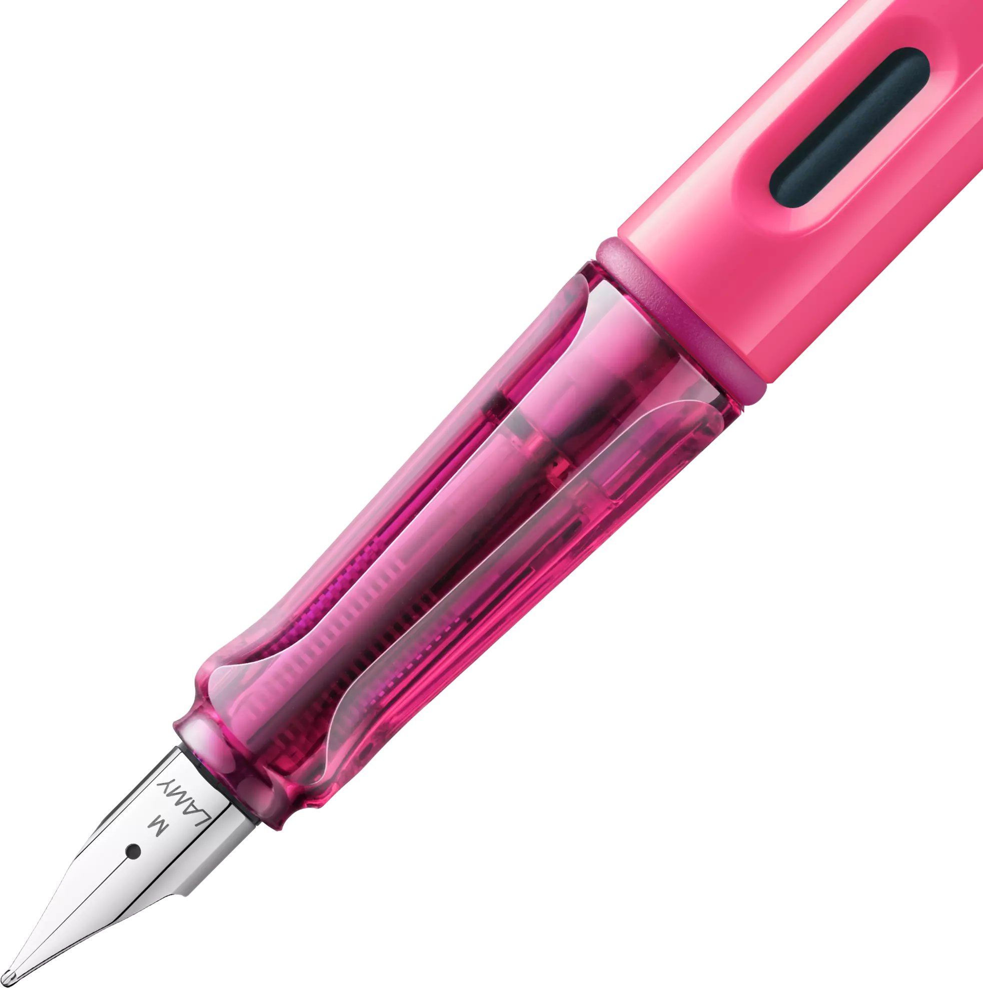 LAMY Safari Fountain Pen in Neon Pink with Fine Nib
