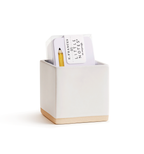 Little Notes® Ceramic Holder - Cotton White