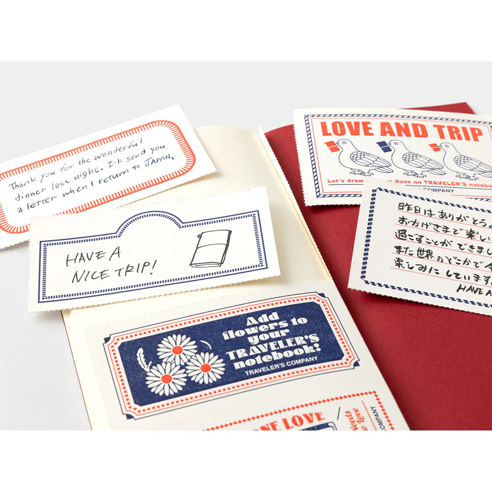 LIMITED EDITION Traveler's Notebook Love and Trip Refill